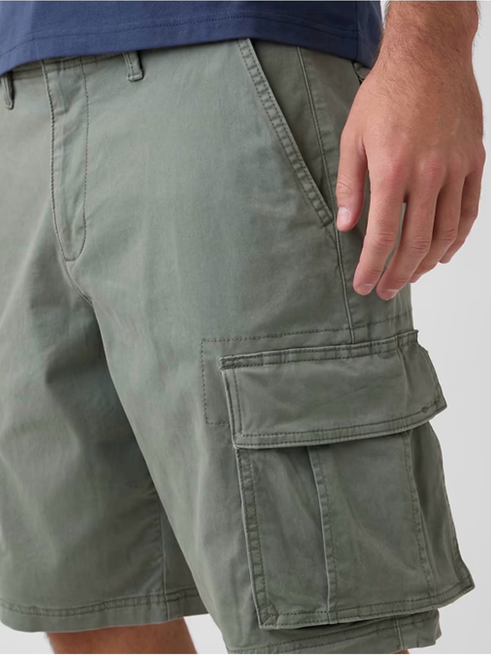 Gap Kids Olive Green Cargo Shorts NEW sz 18 Husky